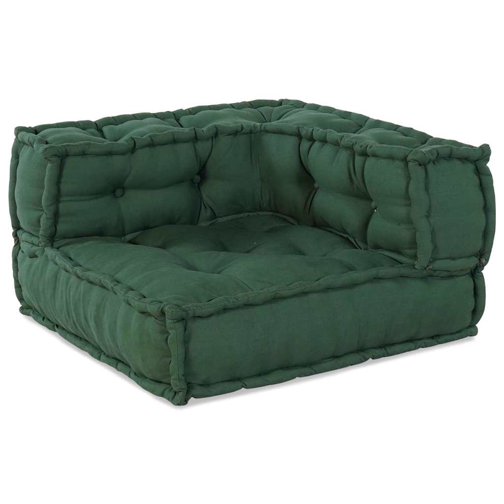 vidaXL Αρθρωτός Καναπές 3 pcs Πράσινο 70 x 70 x 56 εκ ύφασμα
