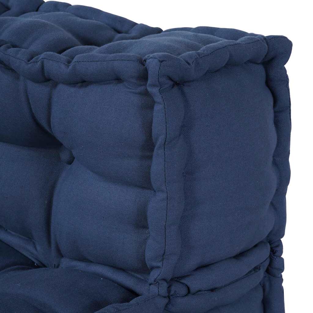 vidaXL Αρθρωτός Καναπές 4 pcs Ινδικο 70 x 70 x 56 εκ ύφασμα