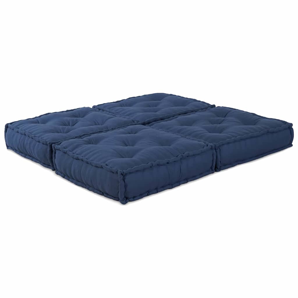 vidaXL Αρθρωτός Καναπές 2 pcs Ινδικο 70 x 70 x 36 εκ ύφασμα