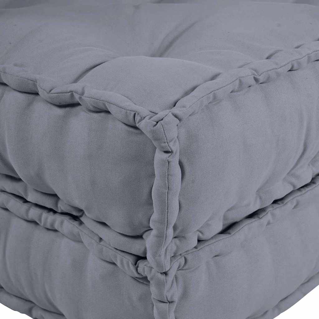 vidaXL Μονάδα Μοντέρνου Καναπέ 2 pcs Γκρι 140 x 70 x 56 εκ. Ύφασμα