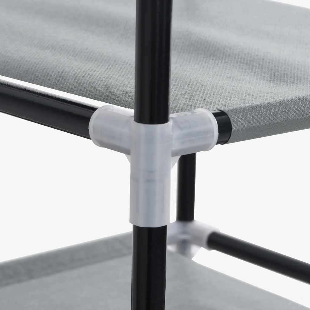 ντουλάπι παπουτσιών vidaXL Γκρι 60,5x30x97 cm Μη υφασμένο ύφασμα