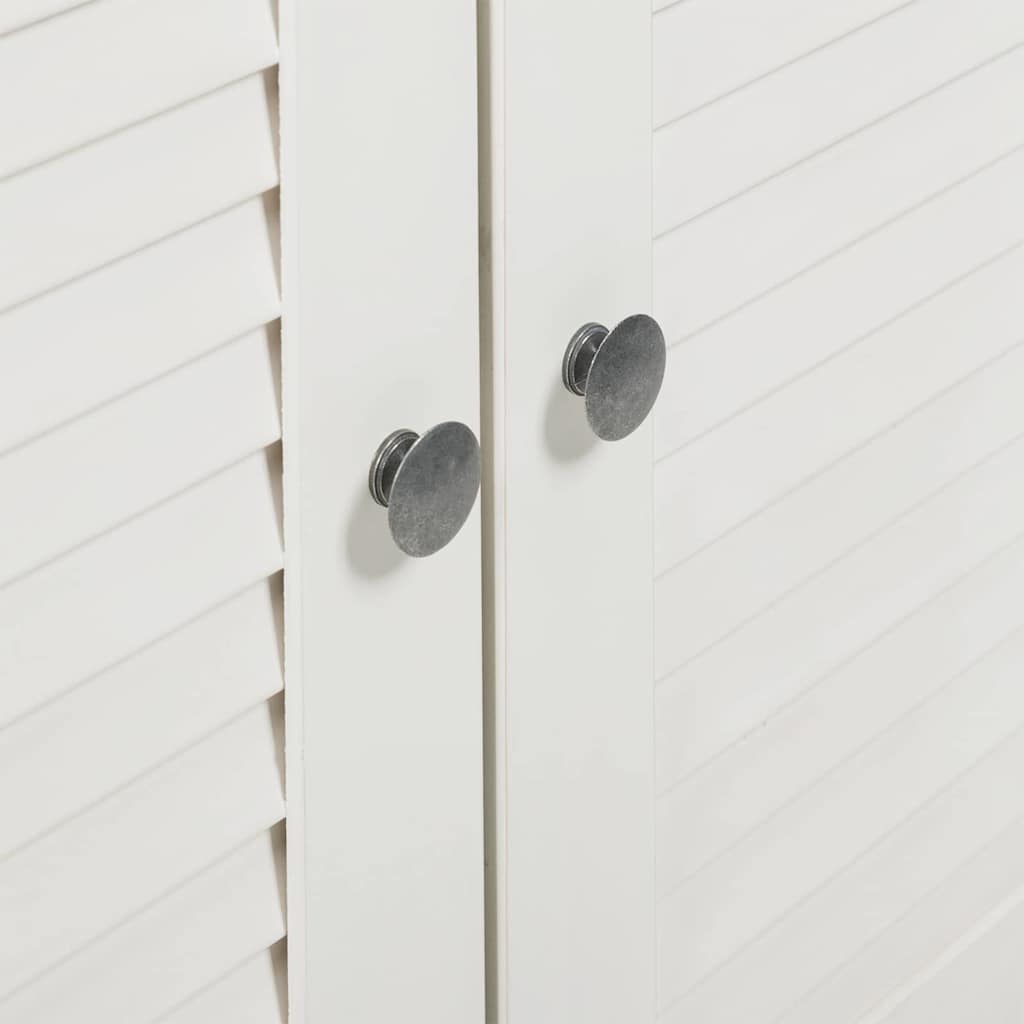 vidaXL Νιπτήρας VIGO Λευκό αντικέ 67.5 x 34 x 59 εκ Μασίφ ξύλο πεύκου