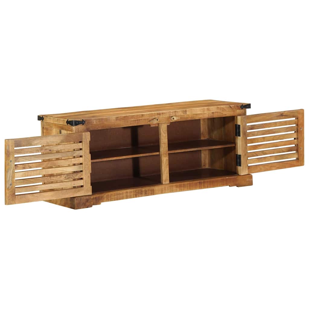 vidaXL Ντουλάπα Παπουτσιών Καφέ 110 x 38 x 45 cm Μασίφ ξύλο μάνγκο