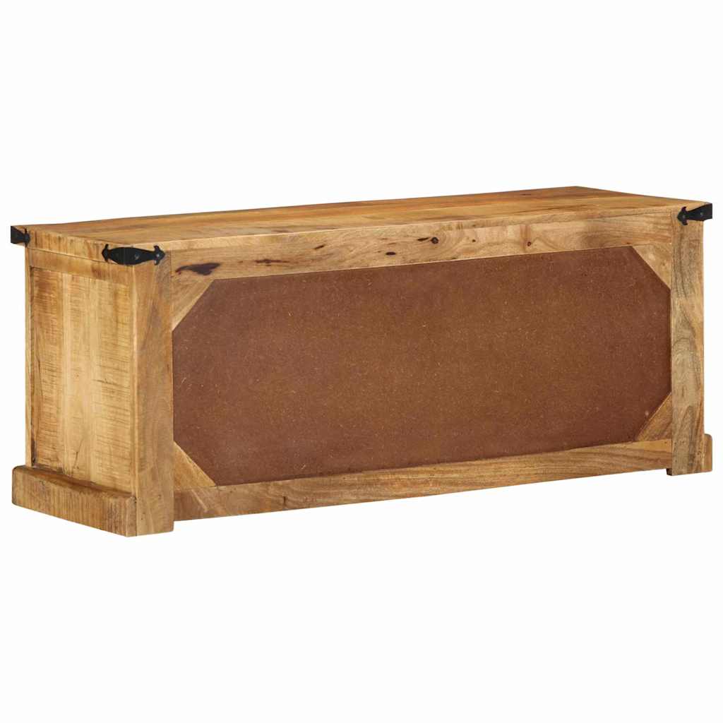 vidaXL Ντουλάπα Παπουτσιών Καφέ 110 x 38 x 45 cm Μασίφ ξύλο μάνγκο