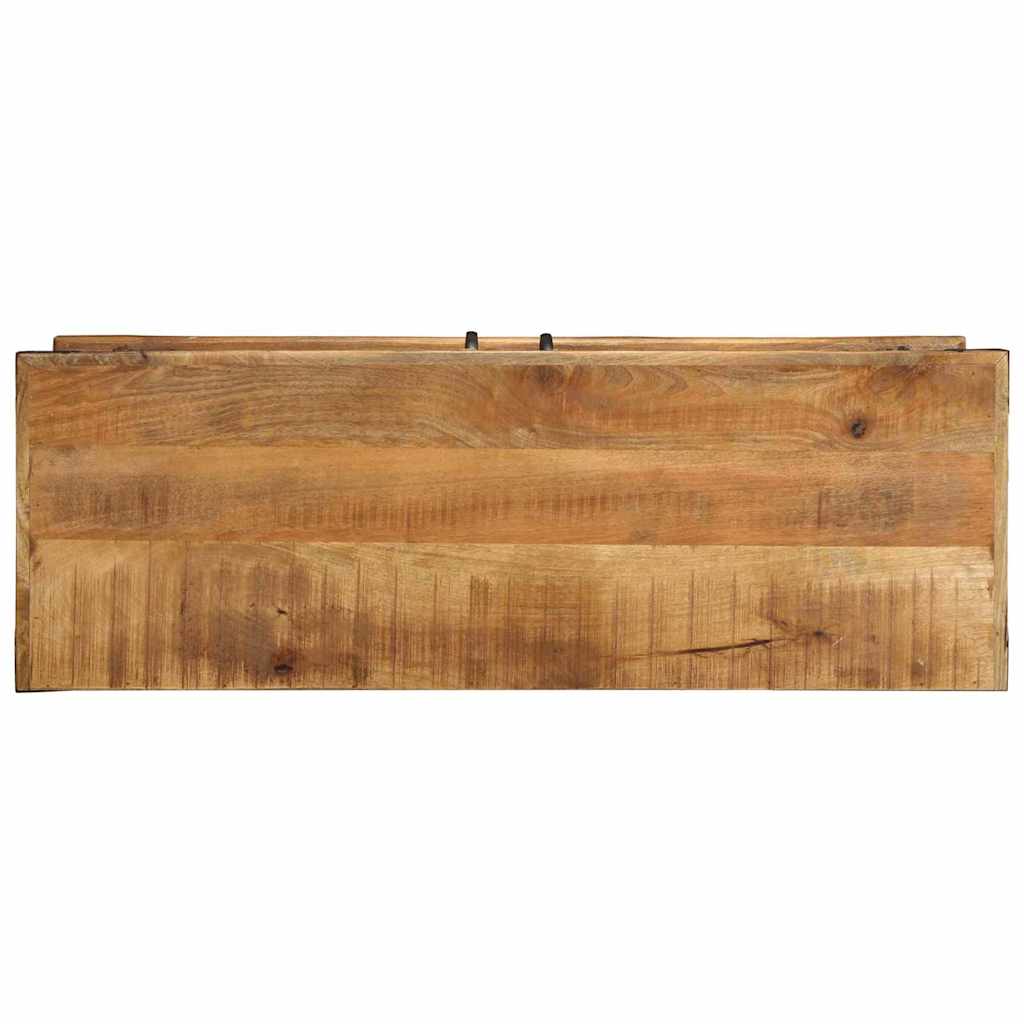 vidaXL Ντουλάπα Παπουτσιών Καφέ 110 x 38 x 45 cm Μασίφ ξύλο μάνγκο