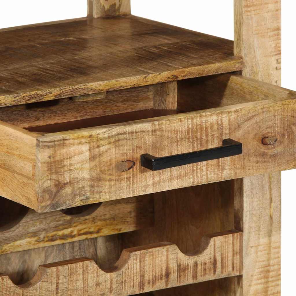 vidaXL Καρότσι Κουζίνας Καφέ 55 x 40 x 80 εκ. Στερεό ξύλο μάνγκο