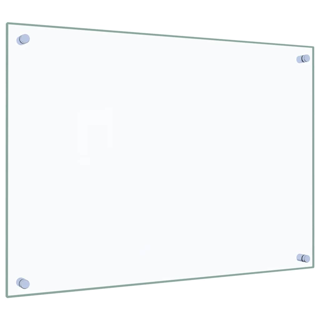 vidaXL Πλάτες Κουζίνας 2 τεμ. Διαφανής 70 x 50 εκ. από Ψημένο Γυαλί