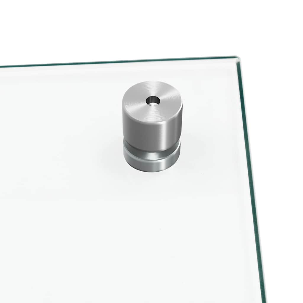 vidaXL Πλάτες Κουζίνας 2 τεμ. Διαφανής 70 x 60 εκ. από Ψημένο Γυαλί