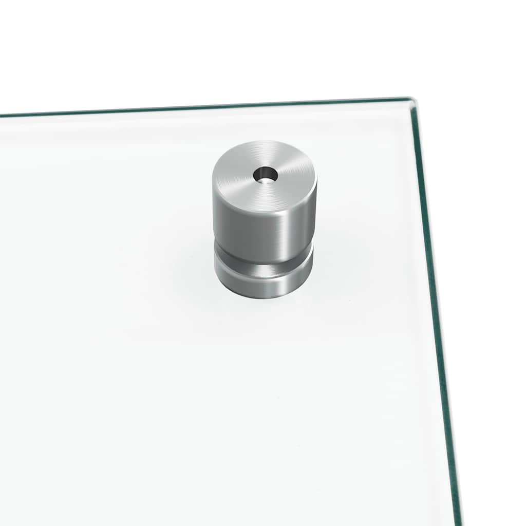 vidaXL Πλάτες Κουζίνας 2 τεμ. Διαφανής 80 x 50 εκ. από Ψημένο Γυαλί