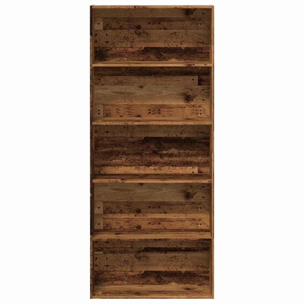 vidaXL Βιβλιοθήκη Παλαιό Ξύλο 80x30x189 εκ. Επεξεργ. Ξύλο