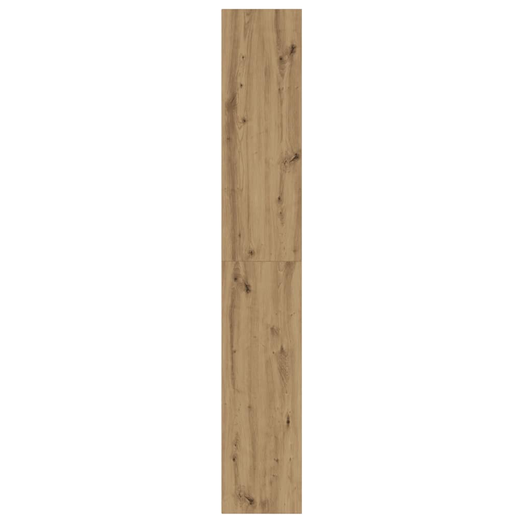 vidaXL Βιβλιοθήκη Αρτισιανή Δρυς 80x30x189 εκ. από Επεξ. Ξύλο