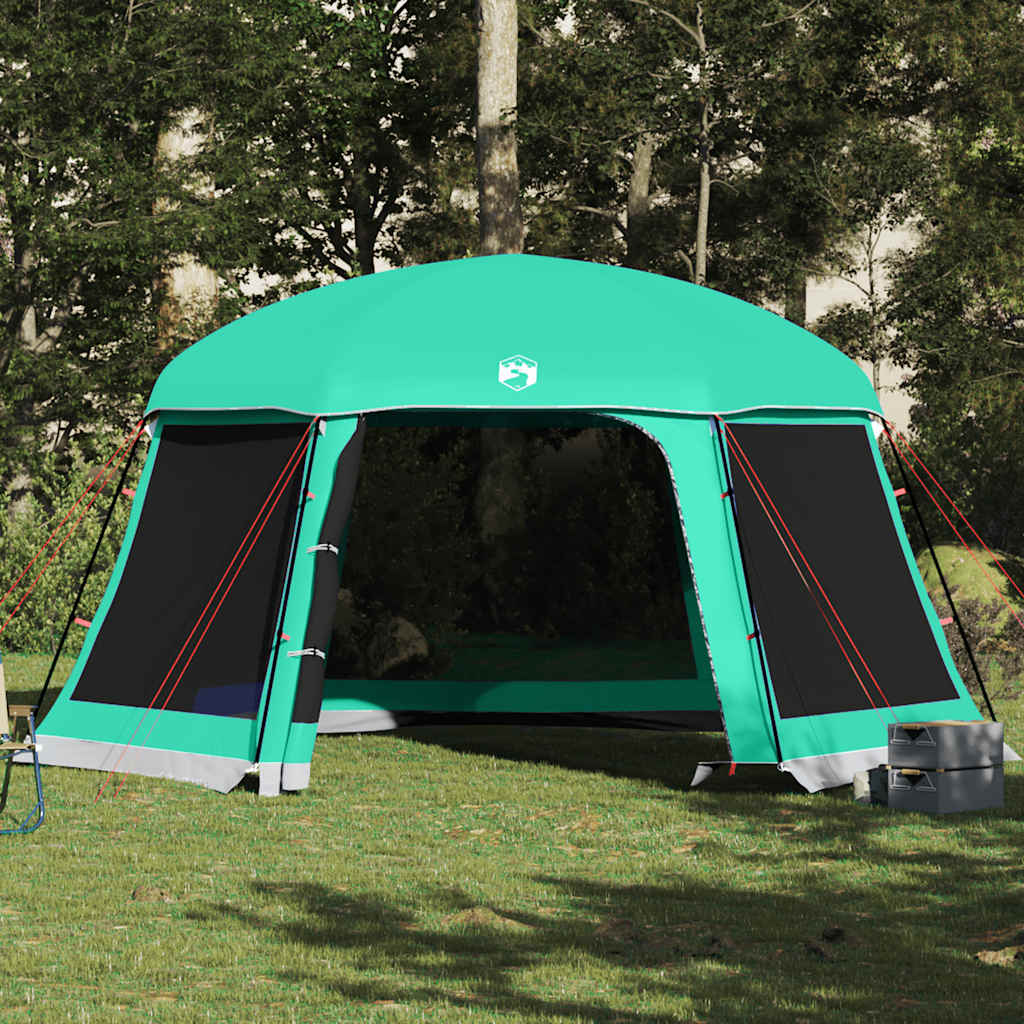 vidaXL Pool Tent with Removable Fly & Mesh Walls Sea Green