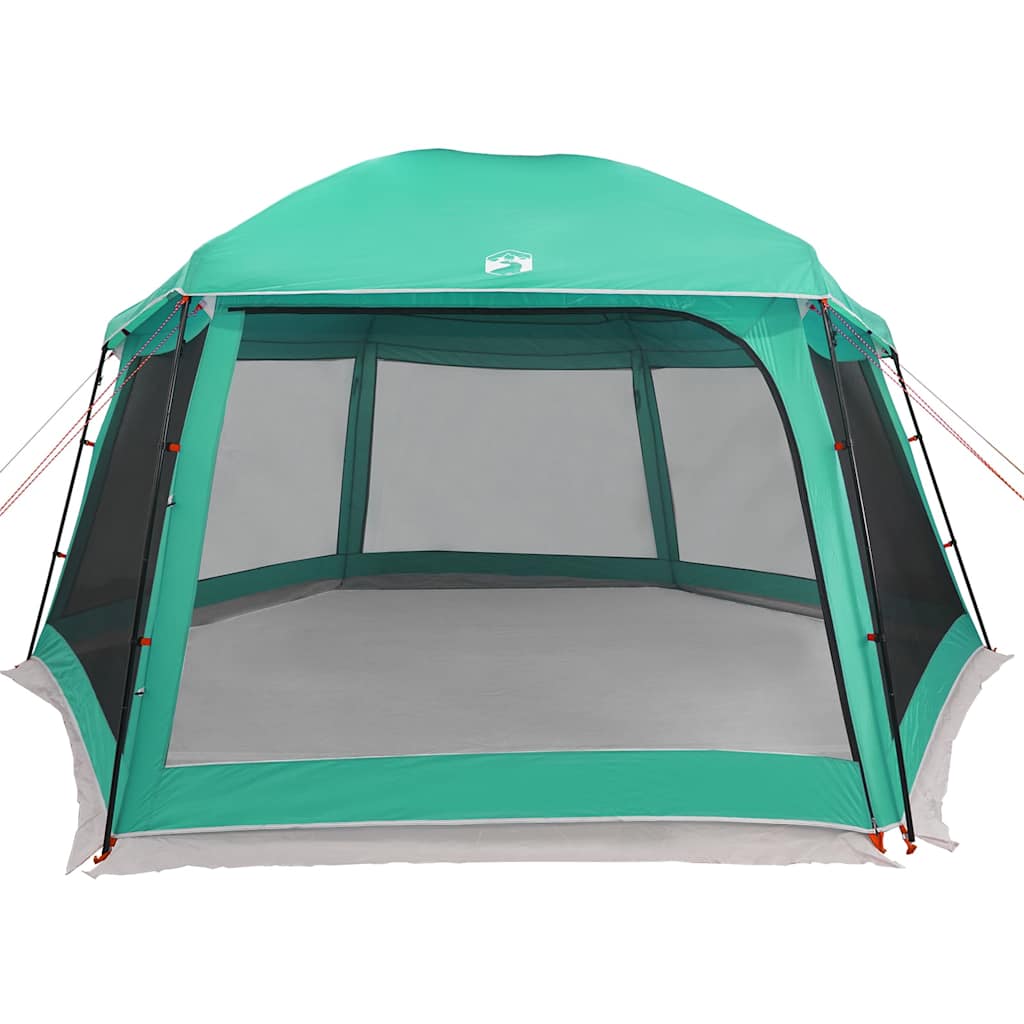 vidaXL Pool Tent with Removable Fly & Mesh Walls Sea Green