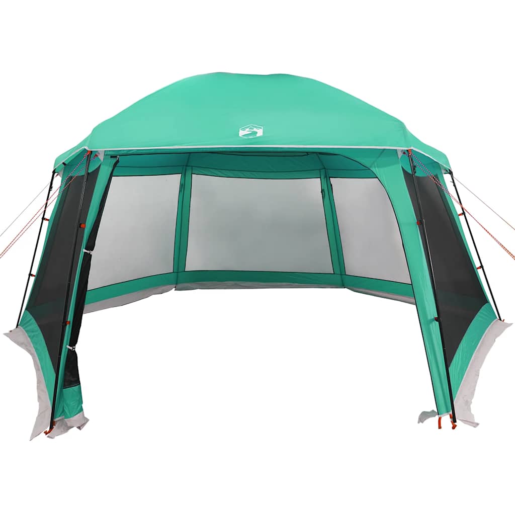 vidaXL Pool Tent with Removable Fly & Mesh Walls Sea Green