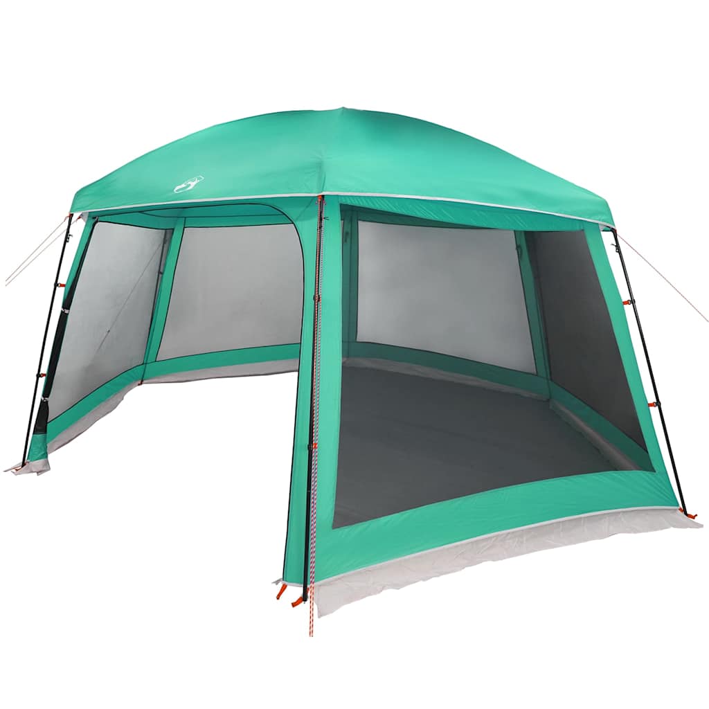 vidaXL Pool Tent with Removable Fly & Mesh Walls Sea Green
