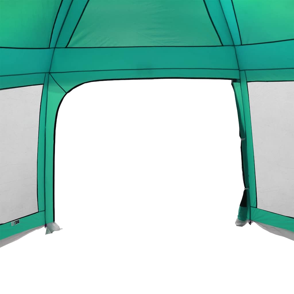 vidaXL Pool Tent with Removable Fly & Mesh Walls Sea Green