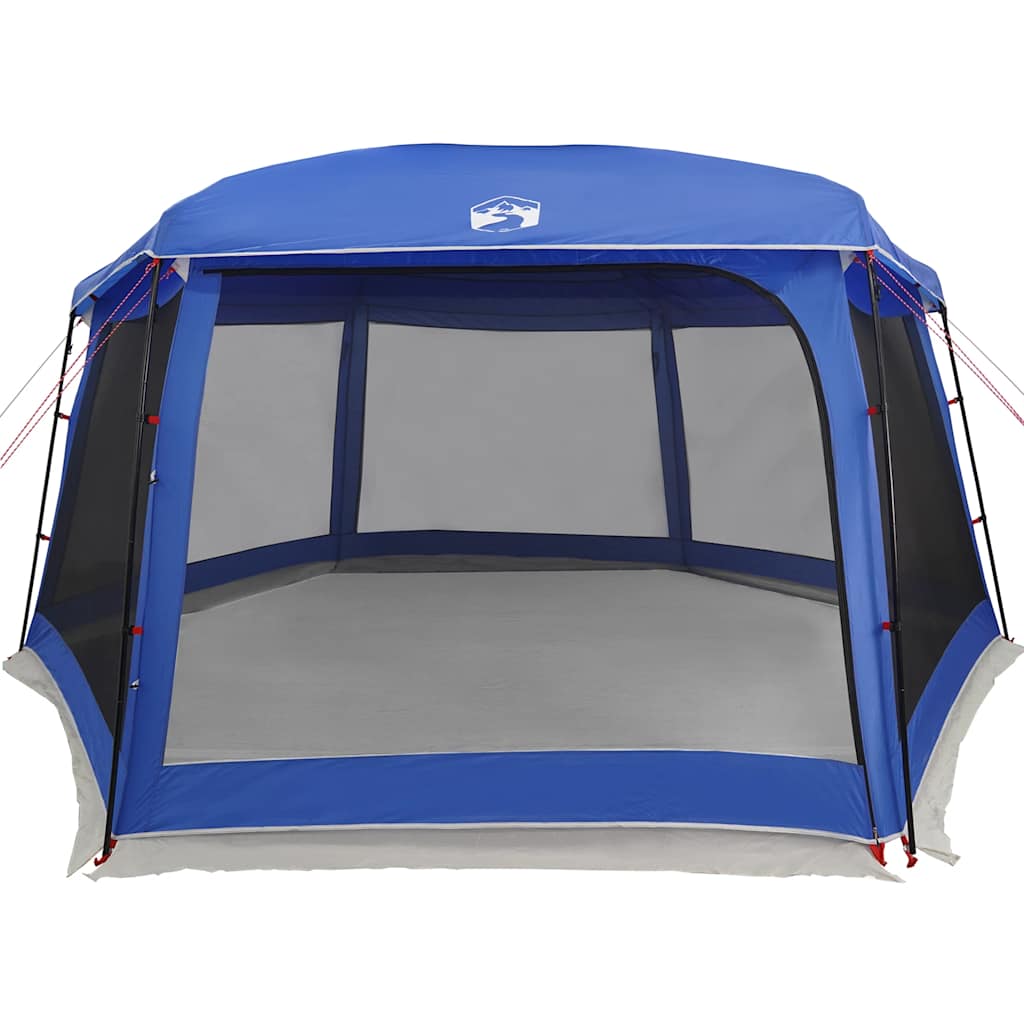 vidaXL Pool Tent with Removable Fly & Mesh Walls Light Blue