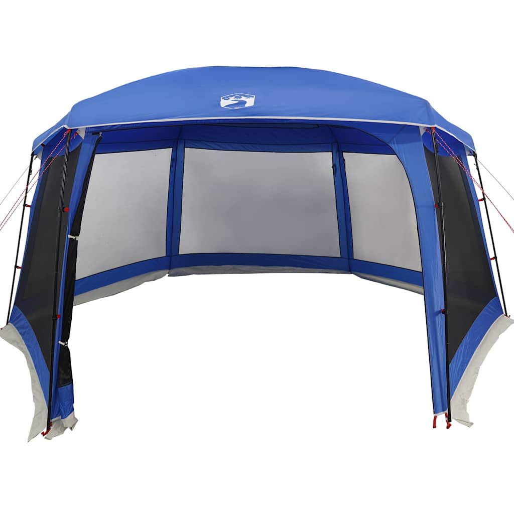 vidaXL Pool Tent with Removable Fly & Mesh Walls Light Blue