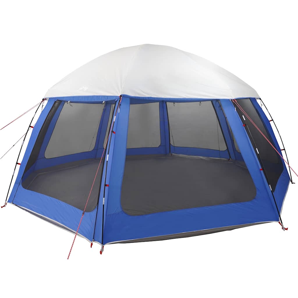 vidaXL Pool Tent with Removable Fly & Mesh Walls Light Blue