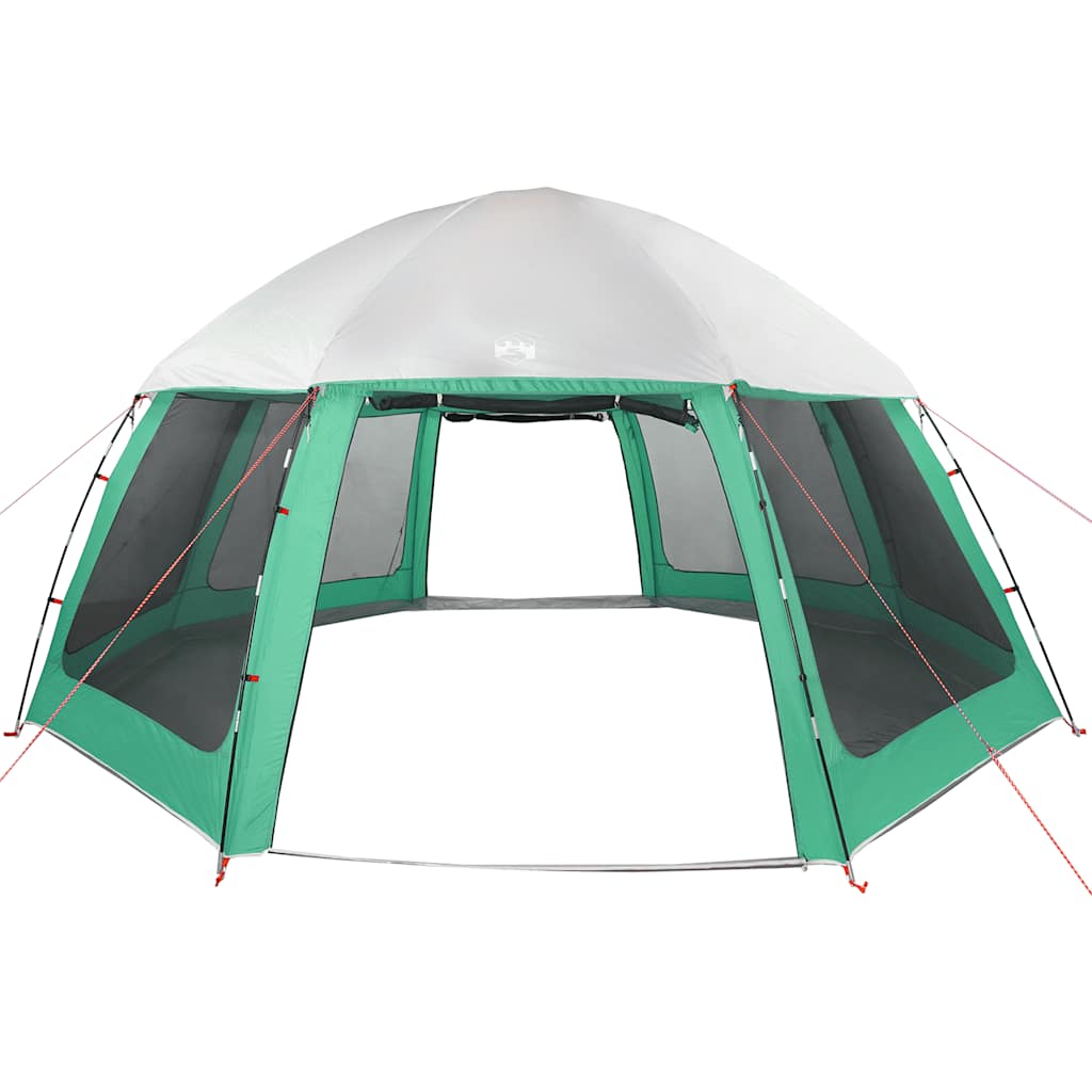vidaXL Pool Tent with Removable Fly & Mesh Walls Sea Green