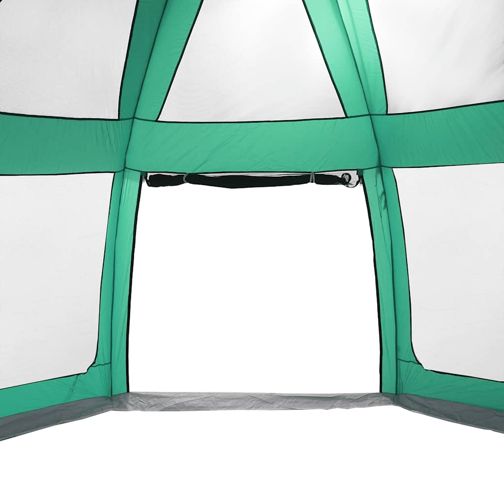 vidaXL Pool Tent with Removable Fly & Mesh Walls Sea Green