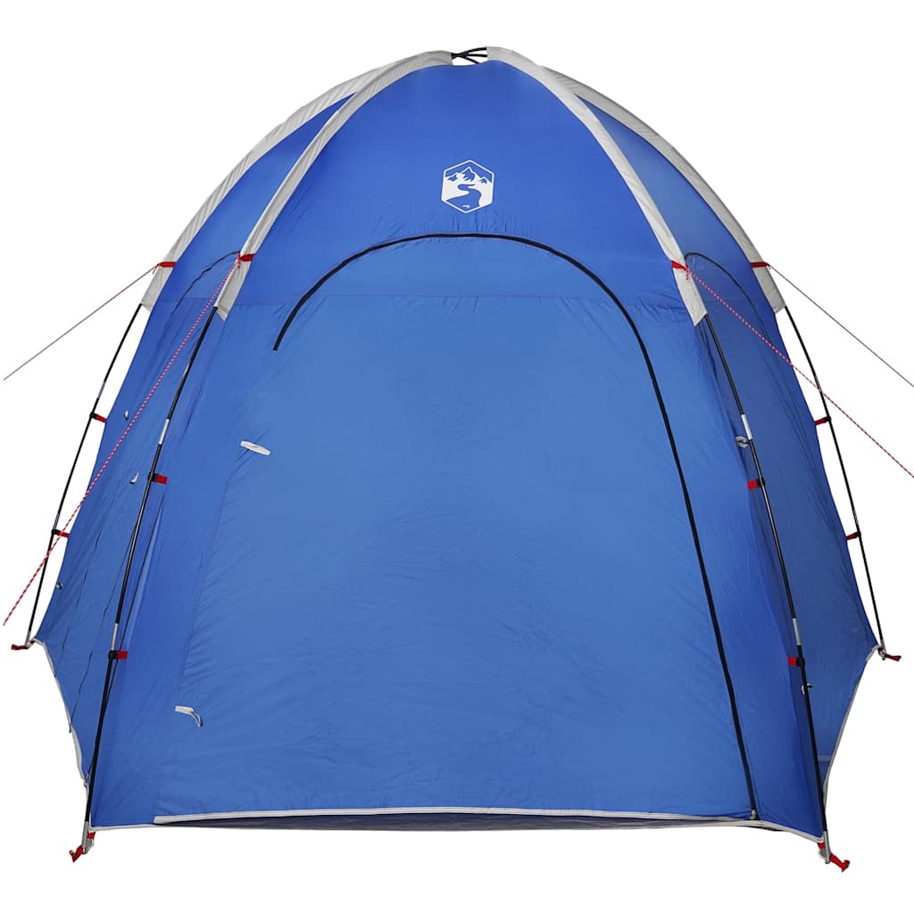 vidaXL Πισίνα Σκηνή με στέγη Αζούρ μπλε 366 x 305 x 231 cm Πολυεστέρας