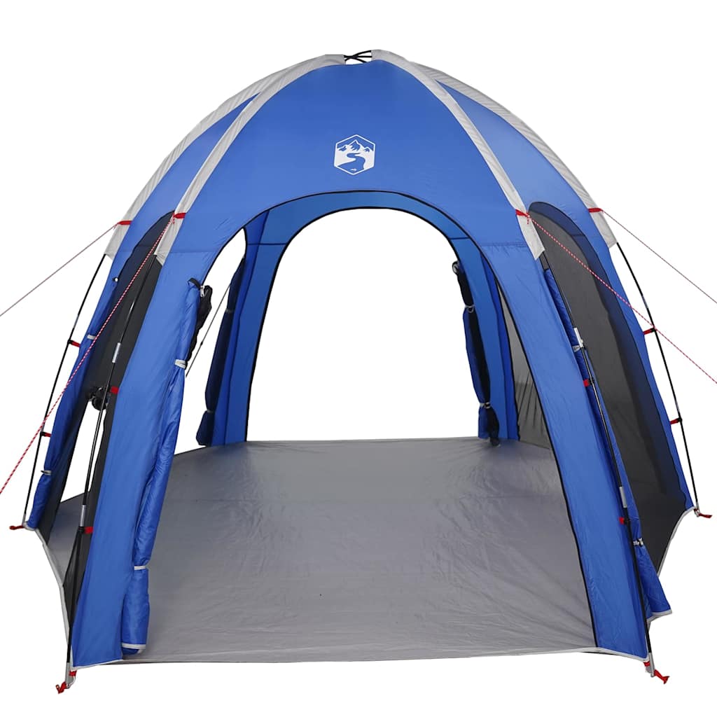 vidaXL Πισίνα Σκηνή με στέγη Αζούρ μπλε 366 x 305 x 231 cm Πολυεστέρας