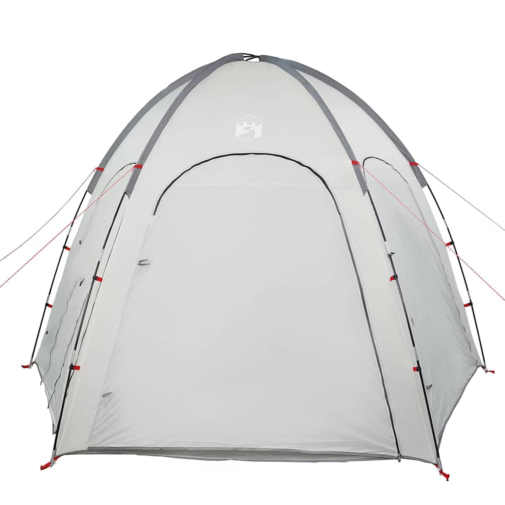 vidaXL Πισίνα Σκηνή με στέγη Γκρι 366 x 305 x 231 cm Πολυεστέρας