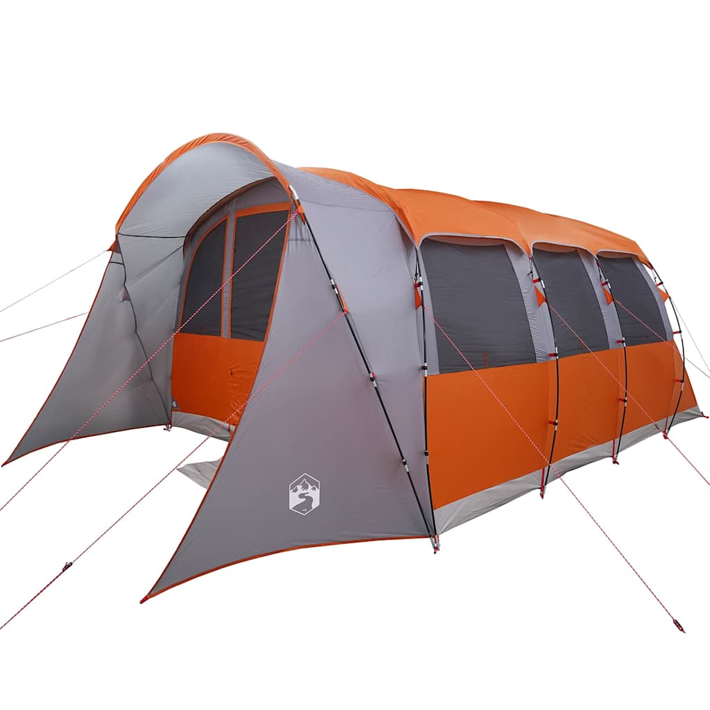 vidaXL Σκηνές Γκρι και πορτοκαλί 576 x 325 x 213 εκ Πολυεστέρας