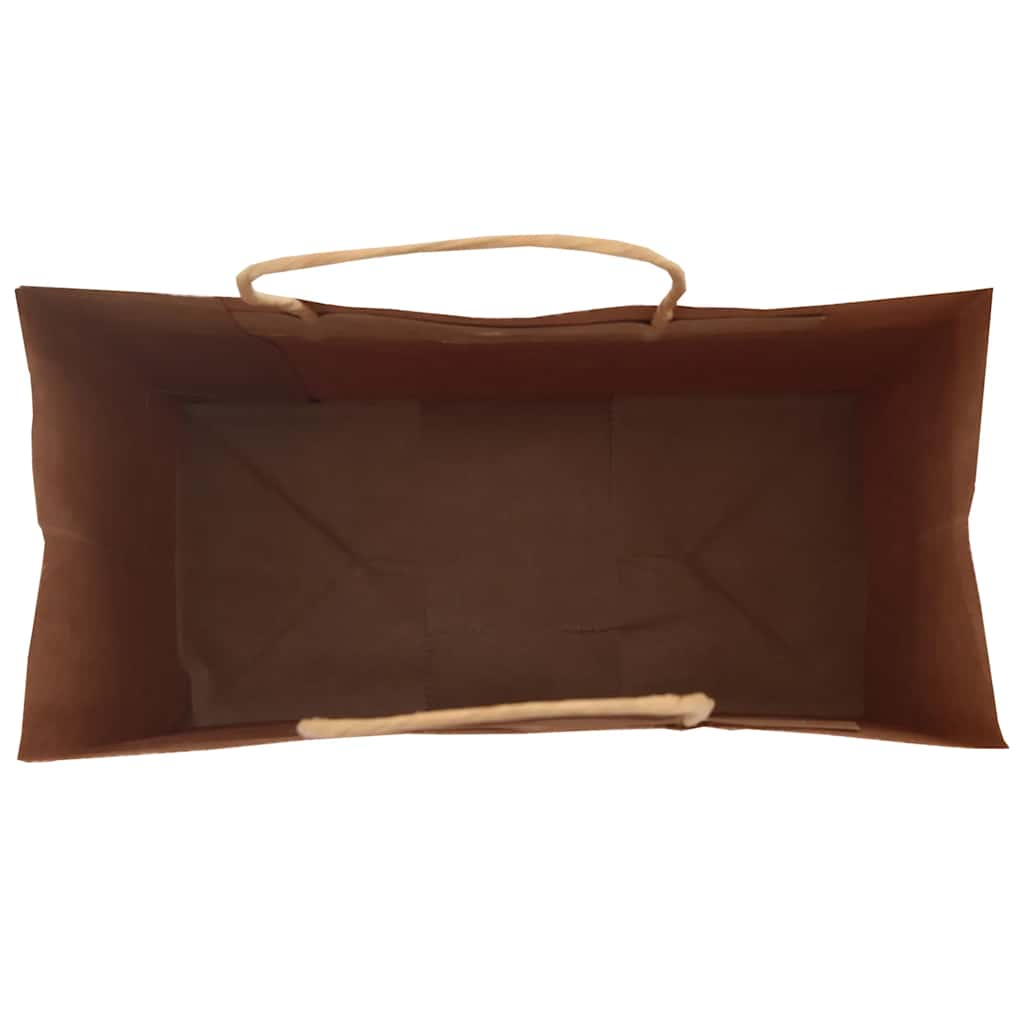 vidaXL Χάρτινες σακούλες 250 τεμάχια με χερούλια Μπλε 21x11x28 εκ.