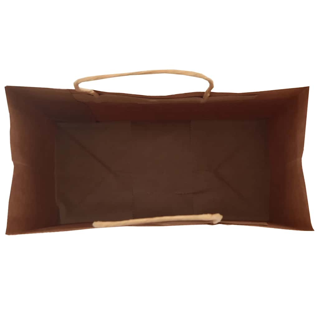 vidaXL Χάρτινες σακούλες 50 τεμάχια με χερούλια Κόκκινο 21x11x31 εκ.