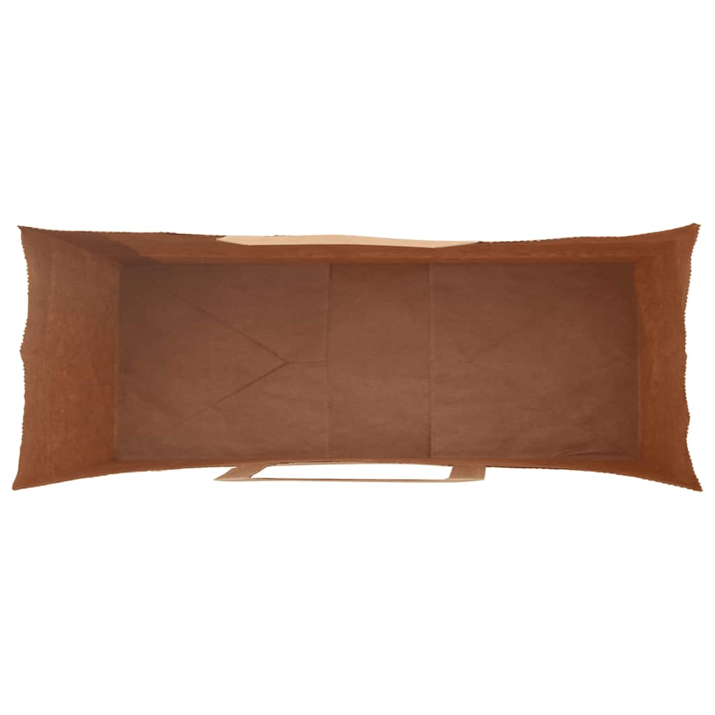 vidaXL Χάρτινες σακούλες 50 τεμάχια με χερούλια Μαύρο 32x12x42 εκ.