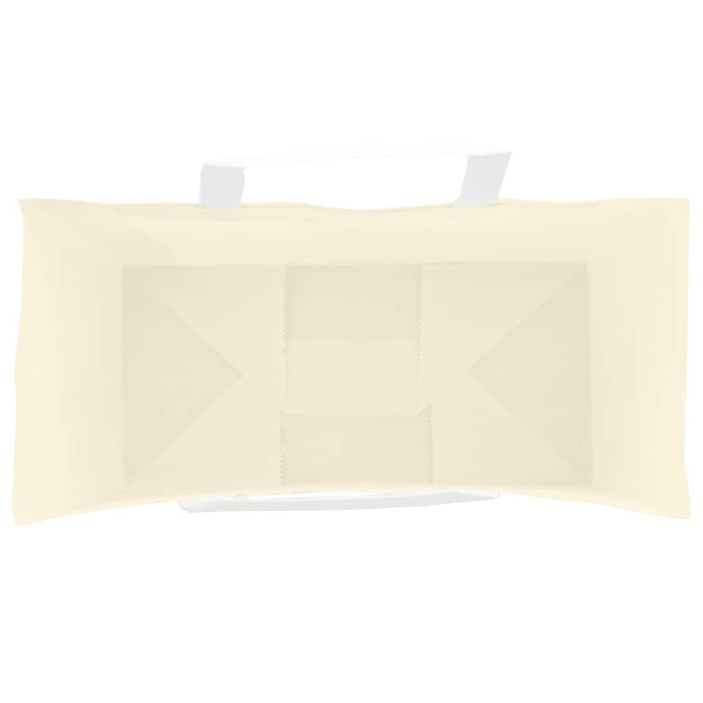 vidaXL Χάρτινες σακούλες 50 τεμάχια με χερούλια Κίτρινο 18x8x22 εκ.