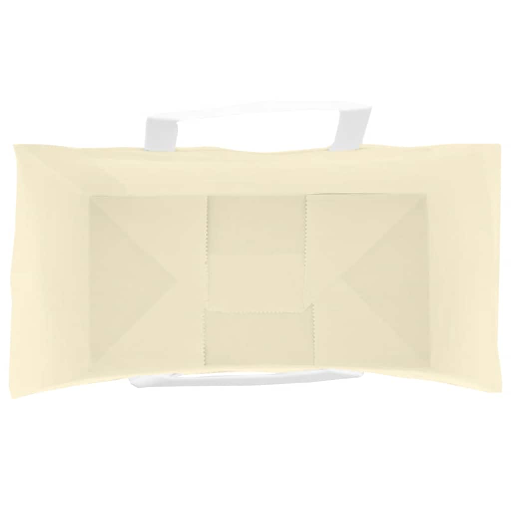 vidaXL Χάρτινες σακούλες 50 τεμάχια με χερούλια Κίτρινο 32x17x25 εκ.