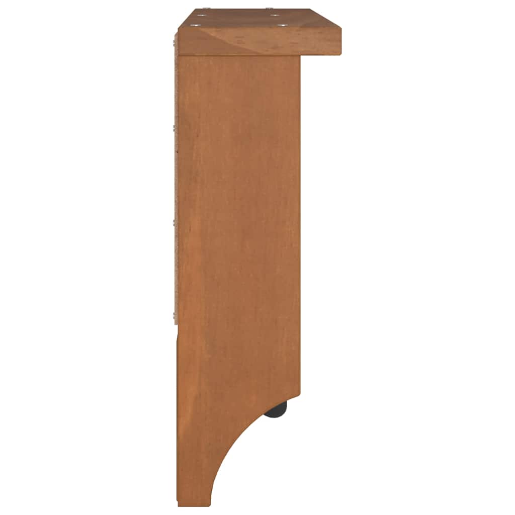 vidaXL Επίτοιχη κρεμάστρα παλτών SANDNES 87x12x35 εκ. Πεύκο μασίφ ξύλο