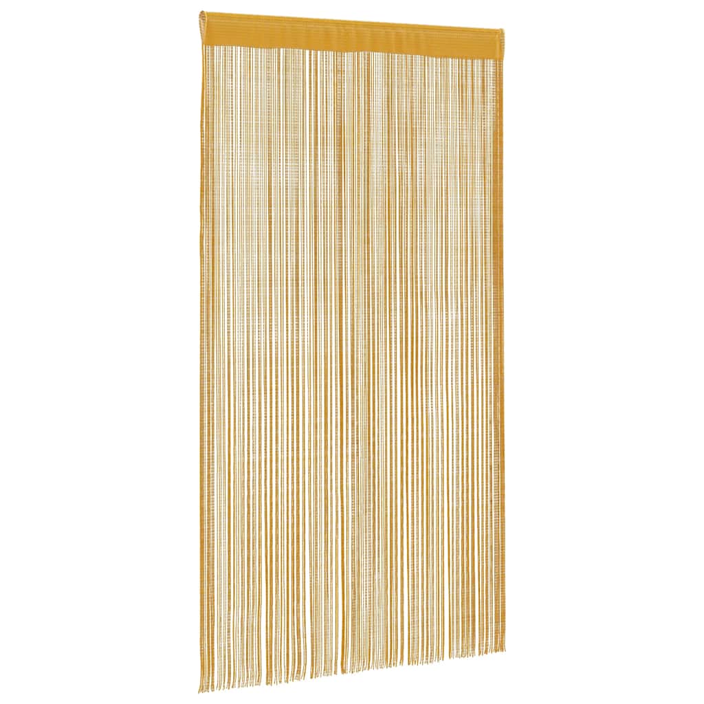vidaXL Κουρτίνες String 2 τεμάχια Χρυσό 140x250 cm
