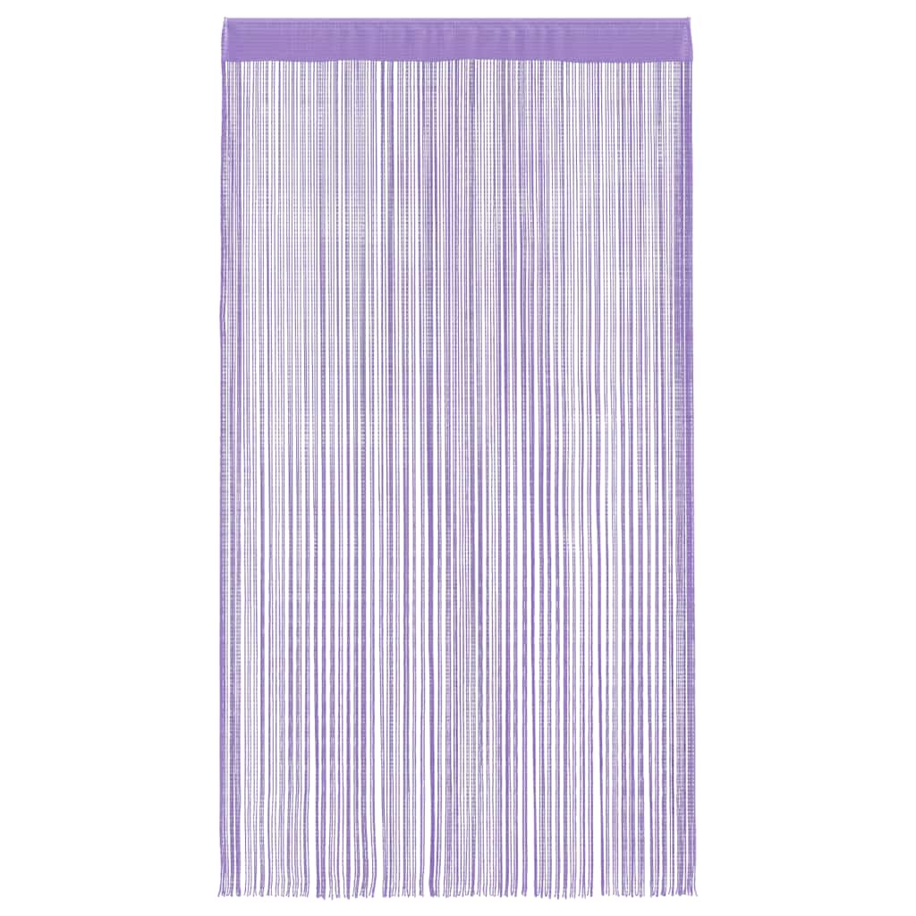 vidaXL Κουρτίνες με Κρόσσια 2 τεμ. Μοβ 140 x 250 εκ.