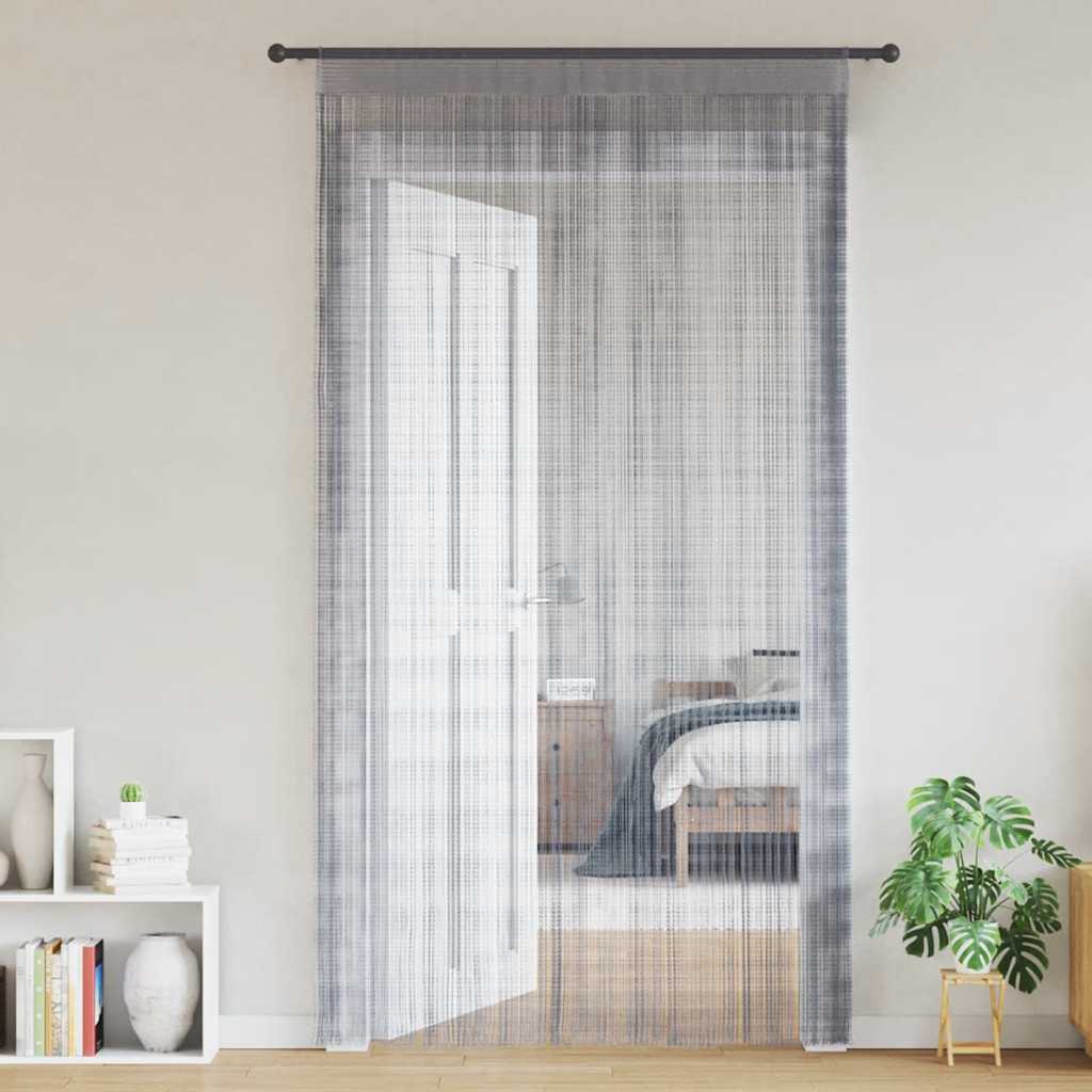 vidaXL Κουρτίνες με Κρόσσια 2 τεμ. Ανοιχτό Γκρι 140 x 250 εκ.