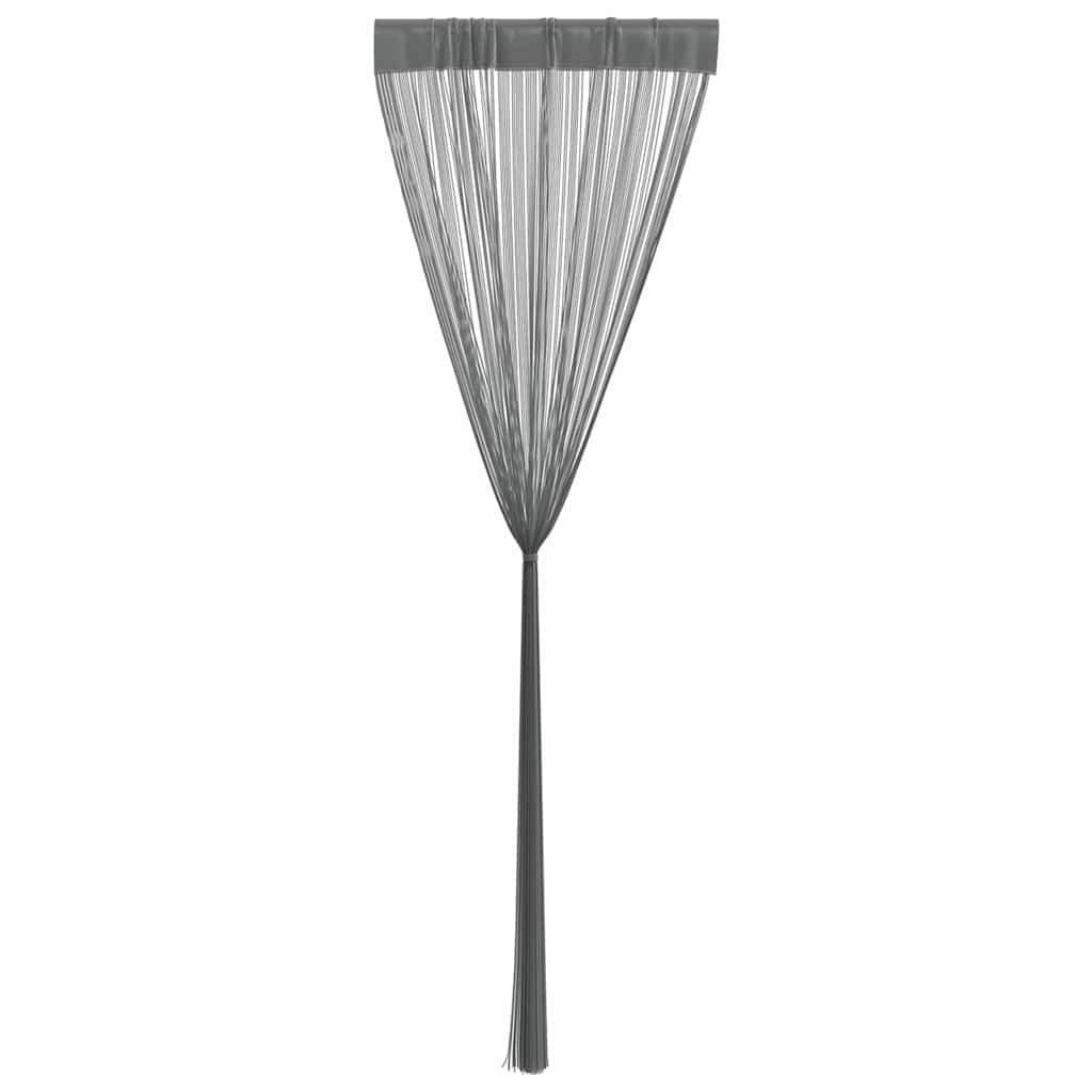 vidaXL Κουρτίνες με Κορδόνι 2 τεμ. Ανθρακί 100x250 εκ.