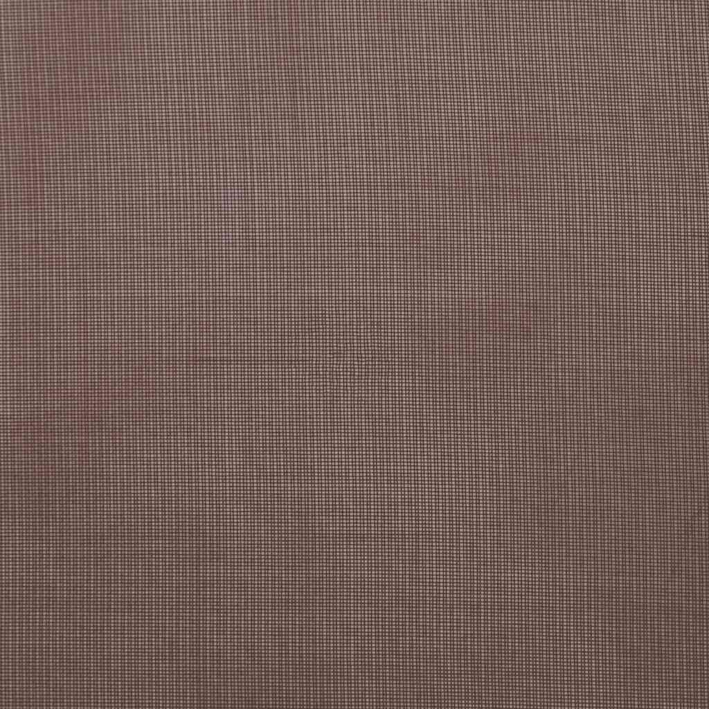 vidaXL Κουρτίνες Voile με ροδέλες 2 τεμάχια Καφέ 140x175 εκ.