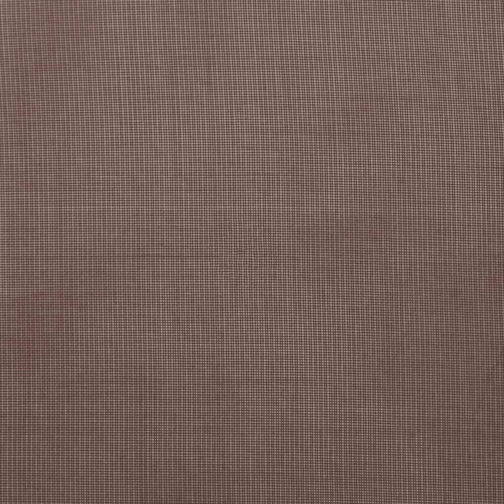 vidaXL Κουρτίνες Voile με ροδέλες 2 τεμάχια Καφέ 140x260 εκ.