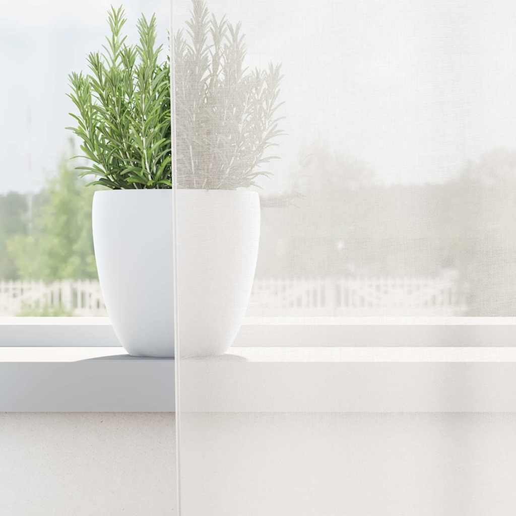 vidaXL Κουρτίνες Voile με βρόχους 2 τεμάχια Λευκό 140x225 cm