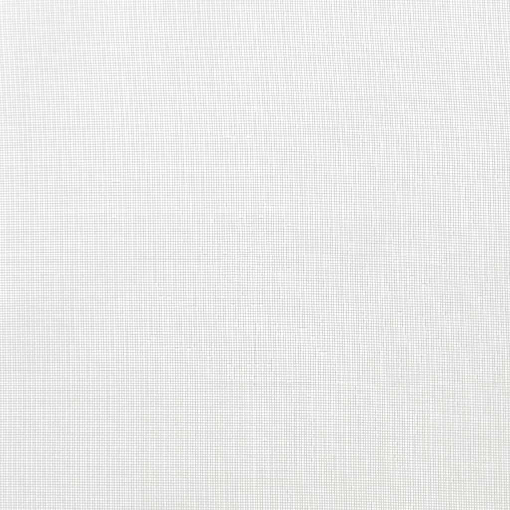 vidaXL Κουρτίνες Voile με βρόχους 2 τεμάχια Λευκό 140x245 cm