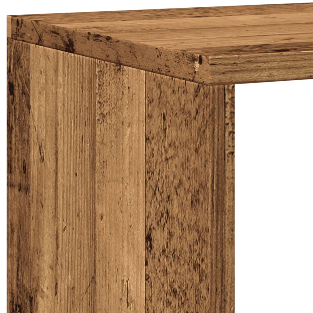 vidaXL Βιβλιοθήκη 137,5x29x137,5 εκ. από Επεξεργασμένο Ξύλο