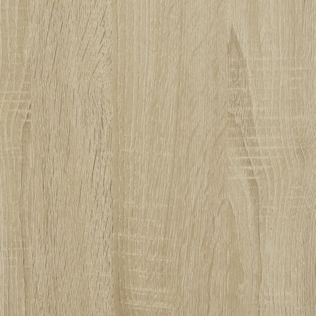 vidaXL Βιβλιοθήκη Χρώμα Sonoma Δρυς 132x29x141,5εκ. Επεξεργασμένο Ξύλο