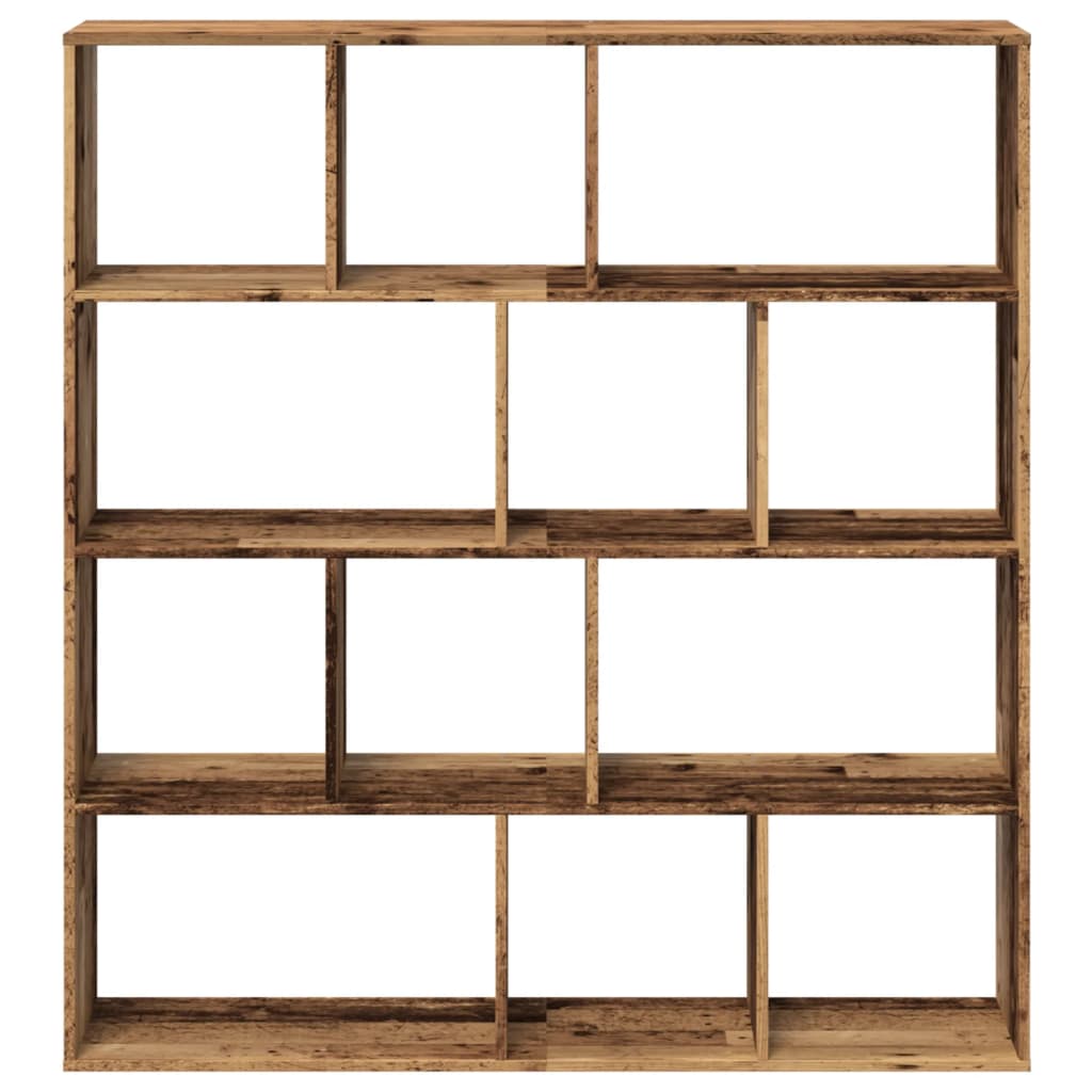 vidaXL Βιβλιοθήκη Όψη Παλαιού Ξύλου 132x29x141,5εκ. Επεξεργασμένο Ξύλο