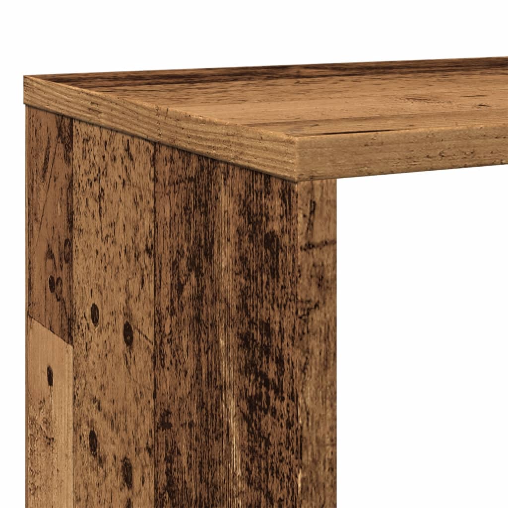 vidaXL Βιβλιοθήκη Όψη Παλαιού Ξύλου 132x29x141,5εκ. Επεξεργασμένο Ξύλο
