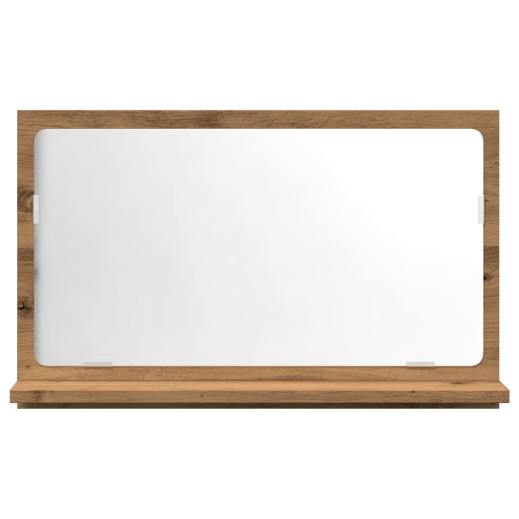 vidaXL Ντουλάπι καθρέφτη μπάνιου Artisan Oak Κατασκευασμένο ξύλο