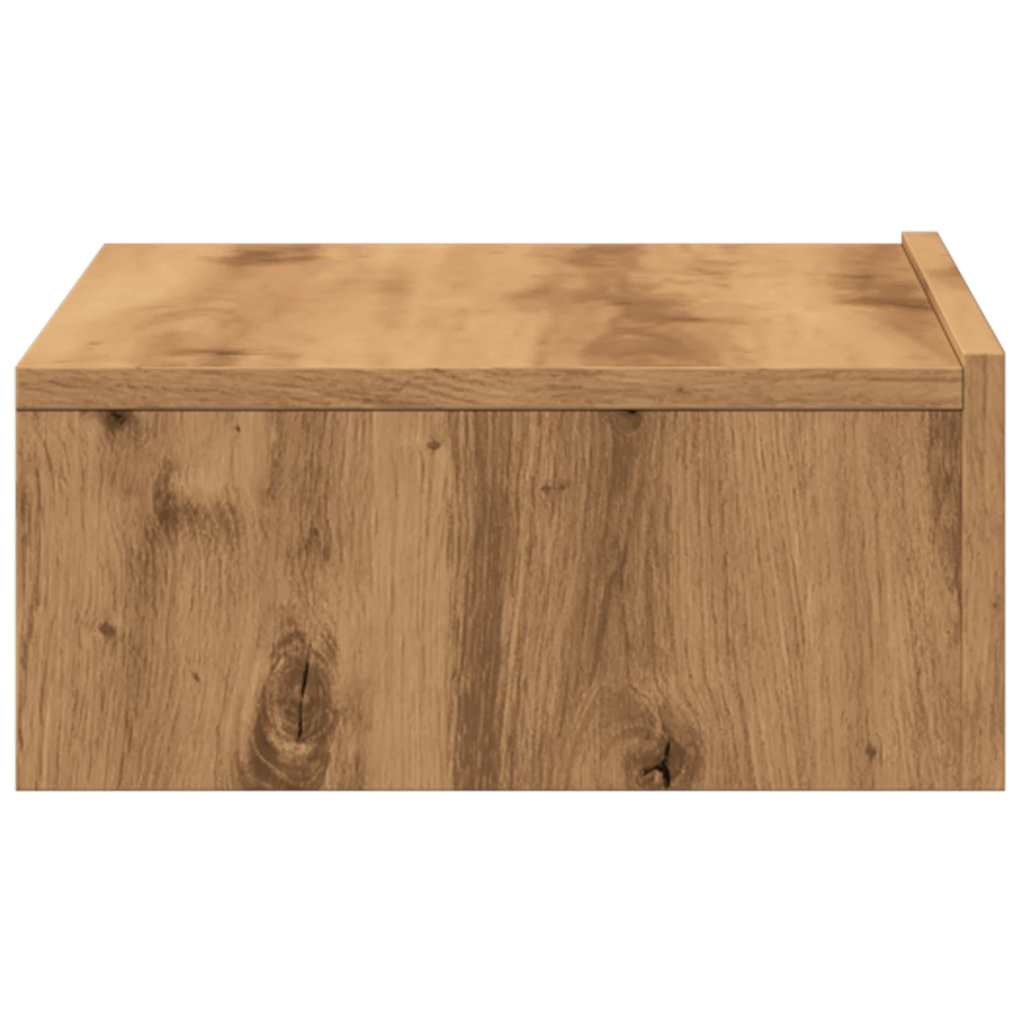 ντουλάπι τηλεόρασης vidaXL με φώτα LED Artisan Oak 60x35x15,5 cm