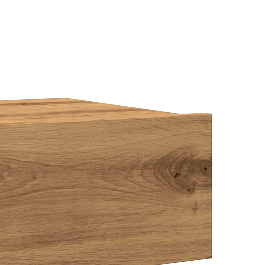 ντουλάπι τηλεόρασης vidaXL με φώτα LED Artisan Oak 60x35x15,5 cm